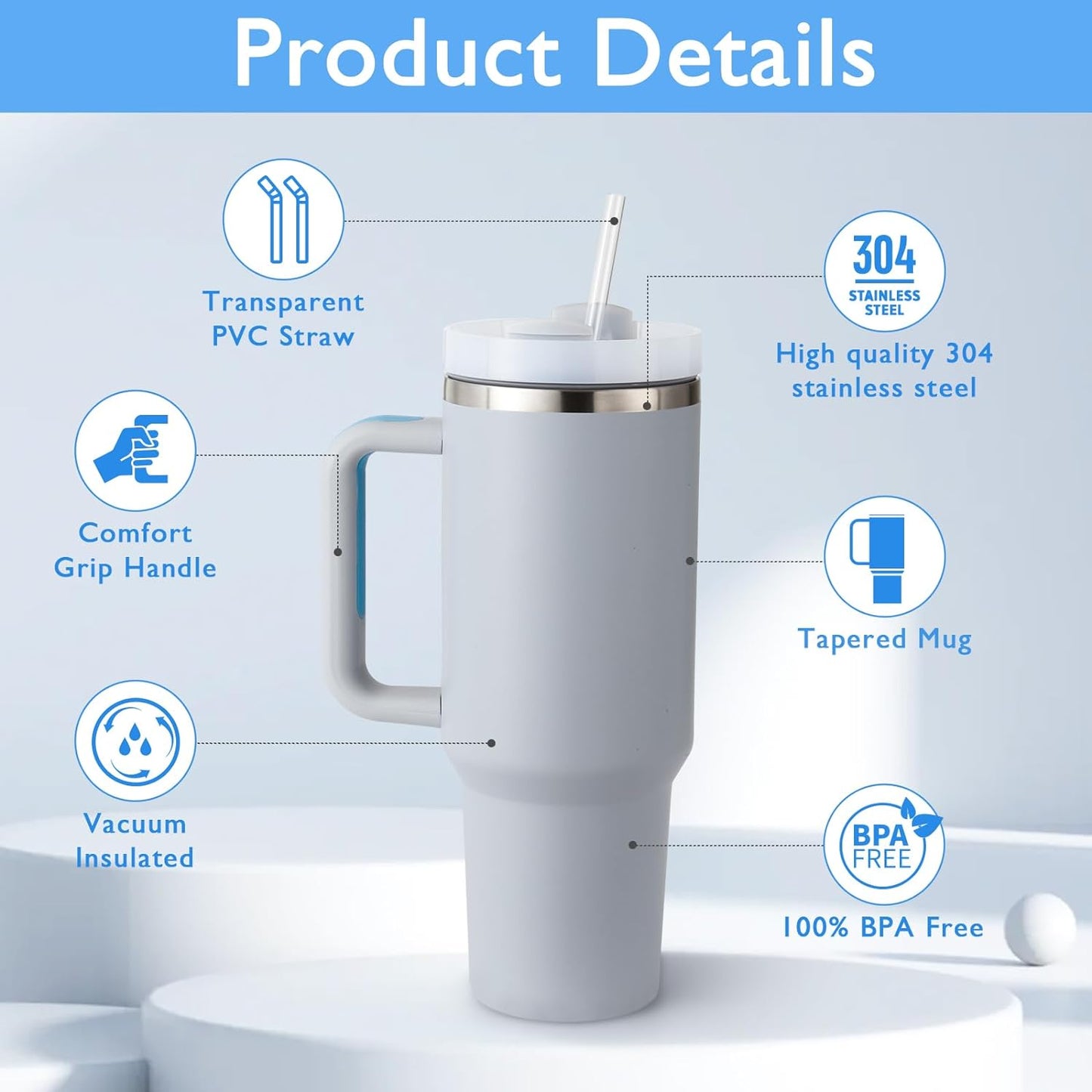 Stainless steel Tumblers 40 oz