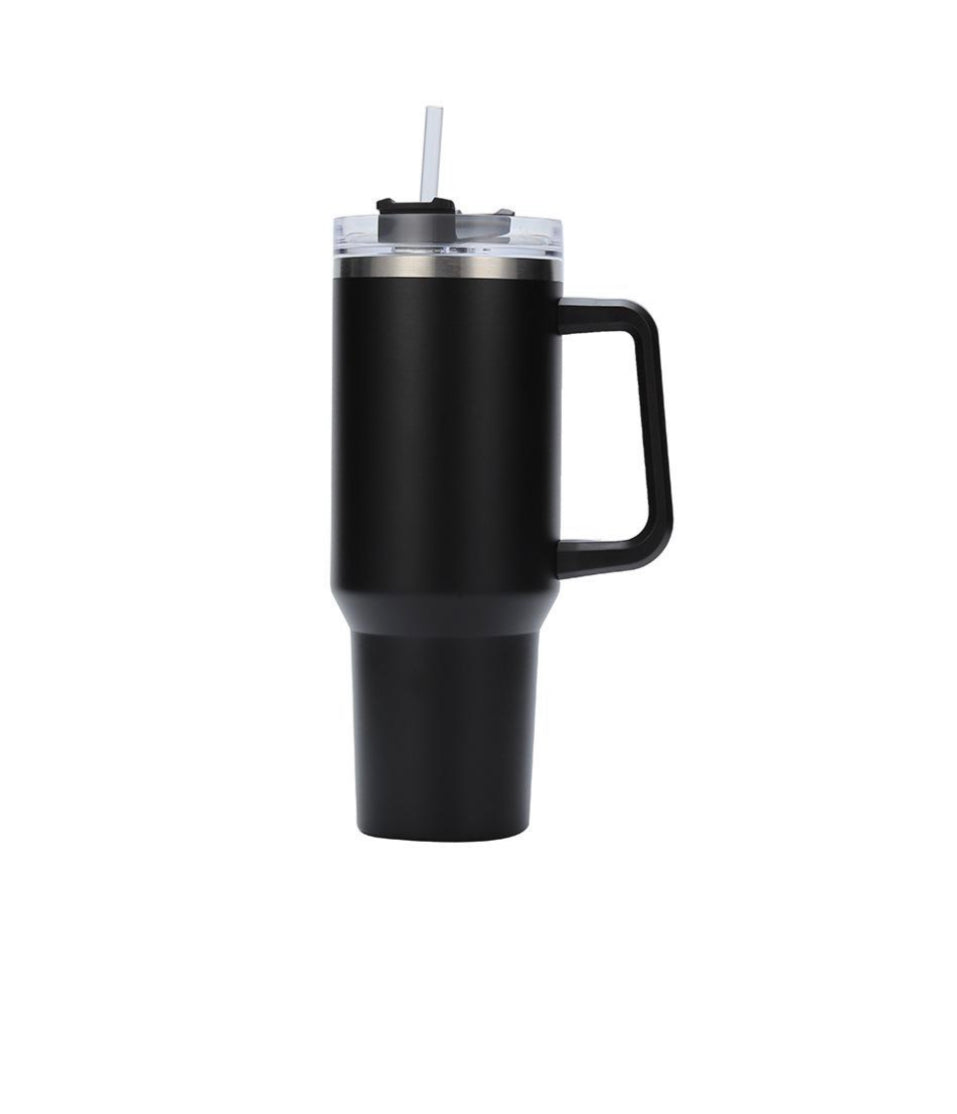 40oz Stainless Steel insulated Tumbler with straw