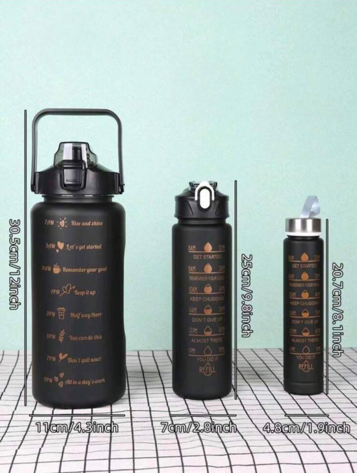 Family pack black-set of 3