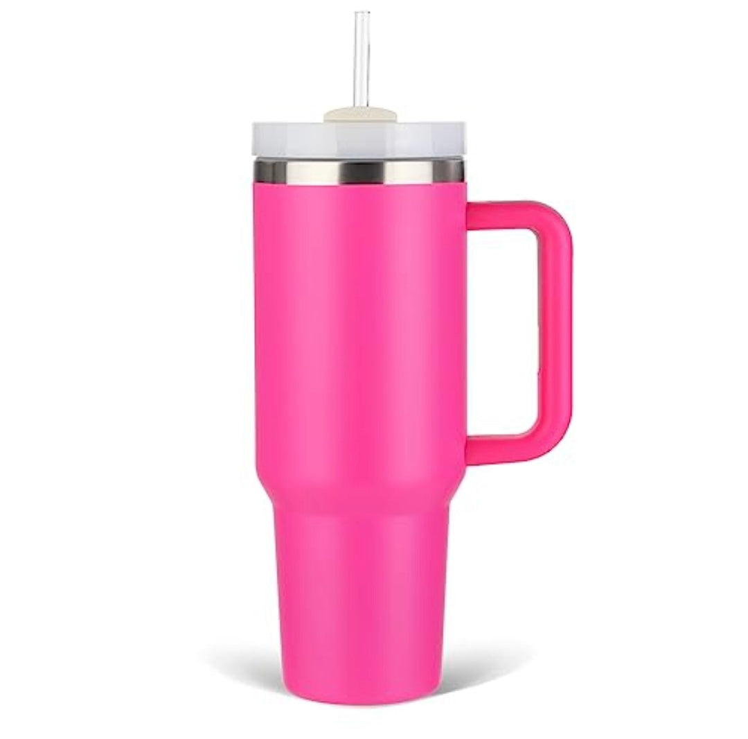 40oz Stainless Steel insulated Tumbler with straw