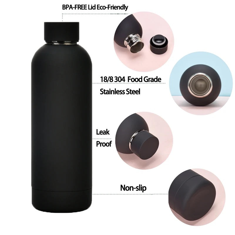 Stainless Steel Rubber mat - 750ml