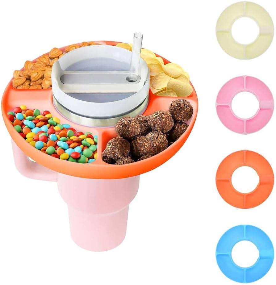 Stanley Snack Tray, Food Grade Silicone Bowl for 30/40 oz Cup
