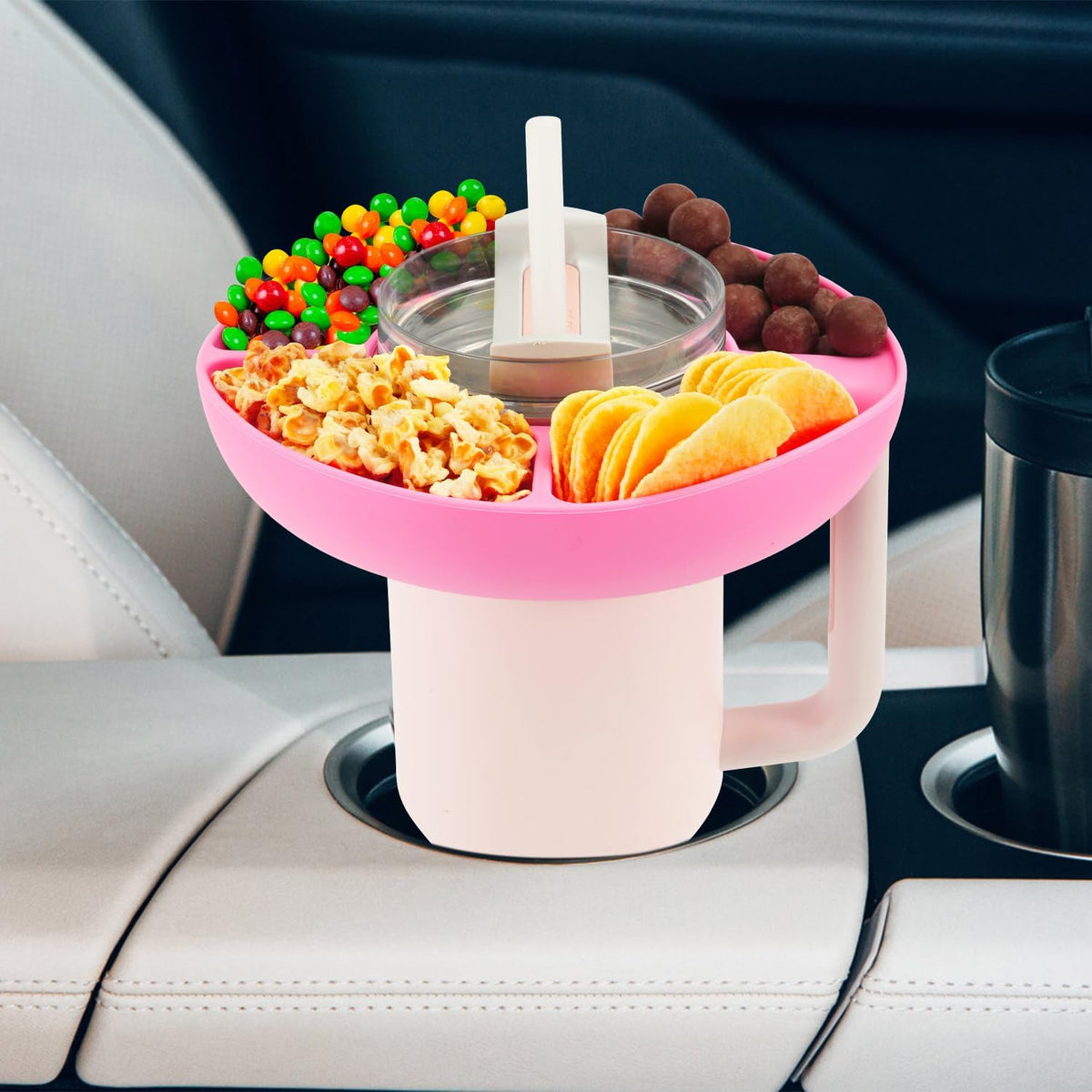 Reusable Silicon Tumbler Snack Tray For 30/40 oZ Cup
