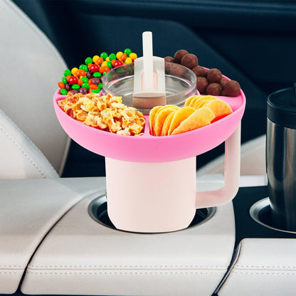 Reusable Silicon Tumbler Snack Tray For 30/40 oZ Cup